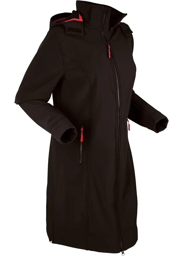 Softshellový kabát, vodě odolný, bonprix