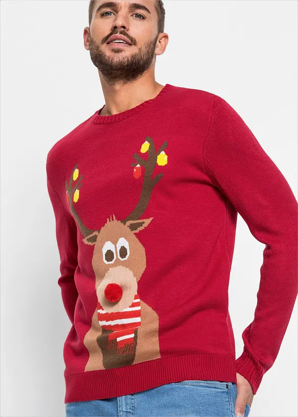 Svetr s vánočním motivem, bonprix