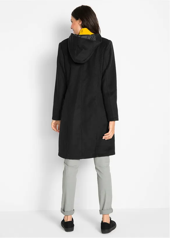 Vlněný kabát Dufflecoat, bonprix