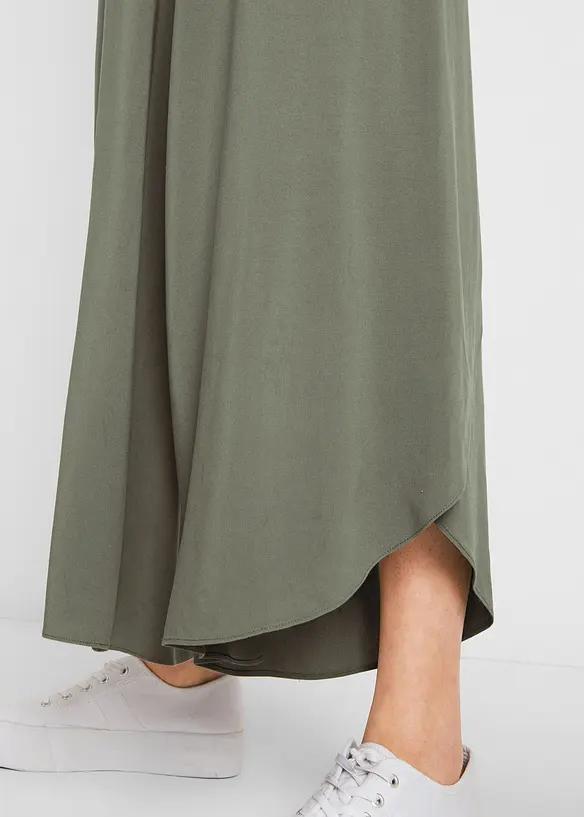 Kalhoty Culotte, délka k lýtkům, z udržitelné viskózy, bonprix