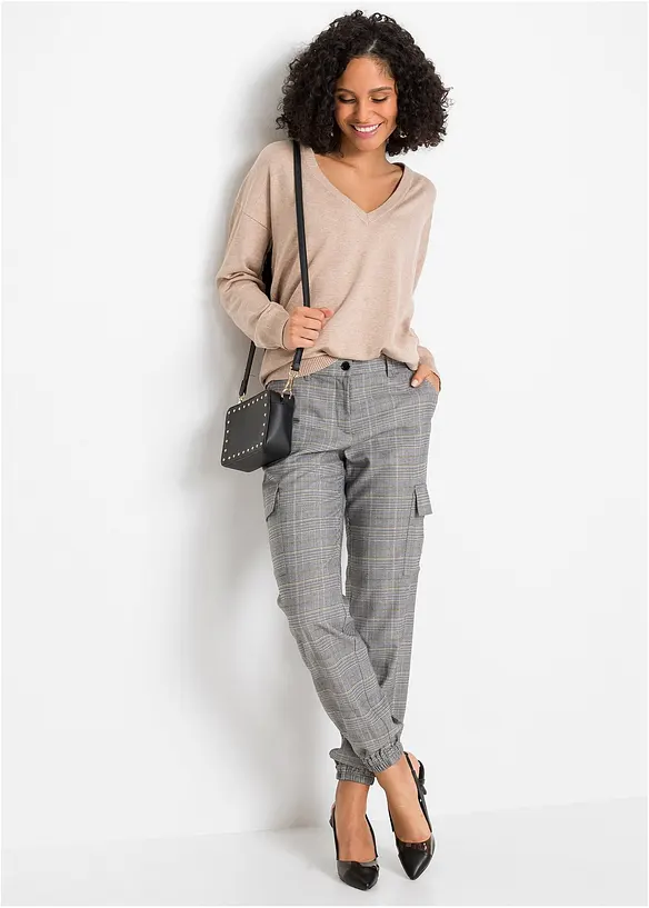 Oversize svetr ze směsi s viskózou, bonprix