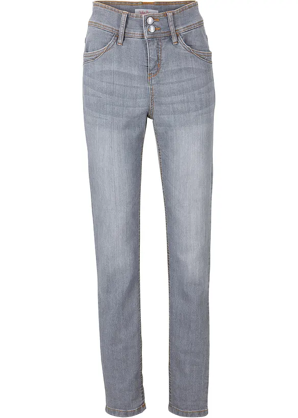Pohodlné strečové džíny High Waist Slim Fit, bonprix