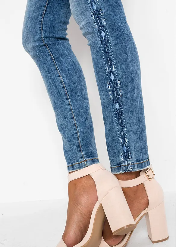 Strečové Skinny džíny, Mid Waist, bonprix