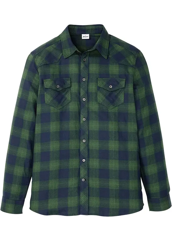 Flanelová košile z čisté bavlny, bonprix