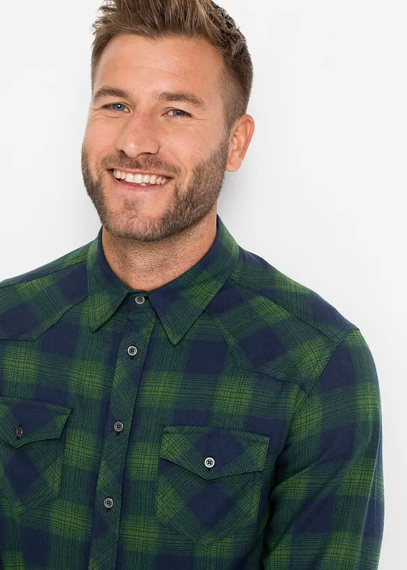 Flanelová košile z čisté bavlny, bonprix