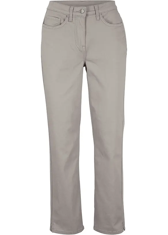 Strečové džíny s rovnými nohavicemi, Mid Waist, bonprix