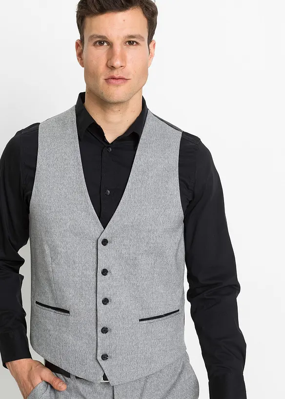 Oblek s vestou Regular Fit (3dílná sada), bonprix