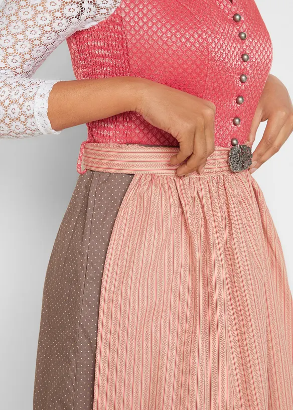 Pohodlný kroj Dirndl, v délce po kolena (2dílná souprava), bonprix