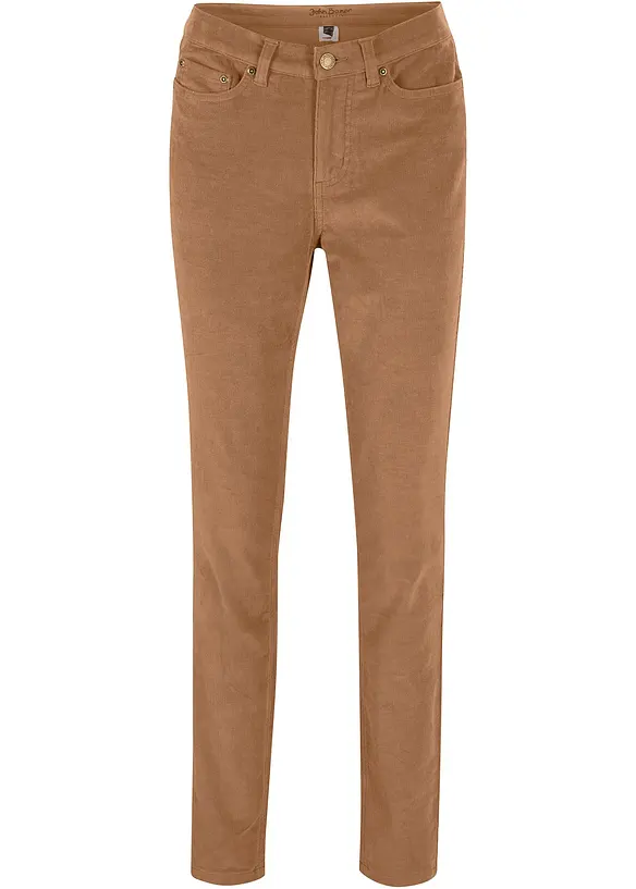 Manšestrové Skinny kalhoty se strečem, bonprix