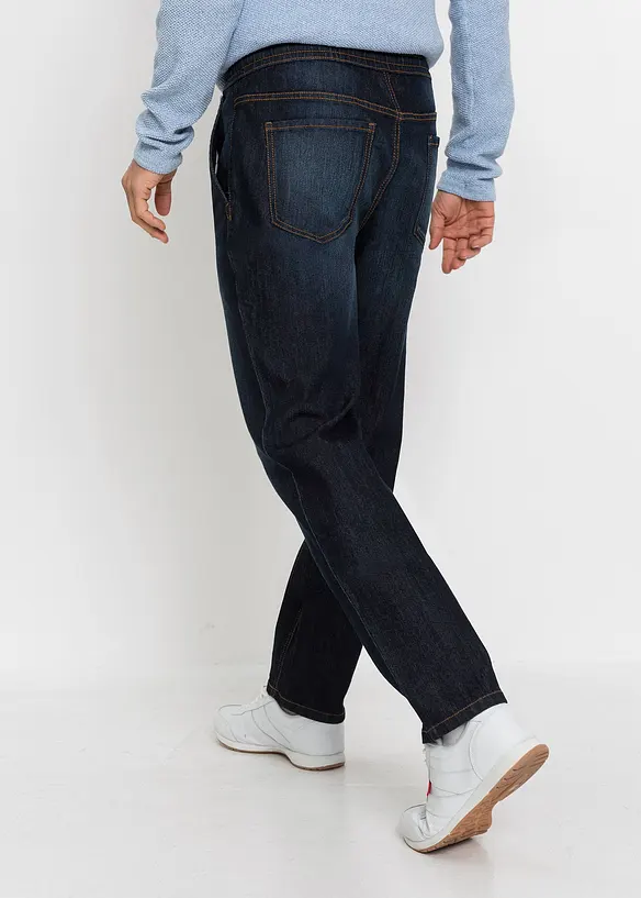 Lehké džíny bez zapínání a s pohodlným pasem, Regular Fit, Straight, bonprix