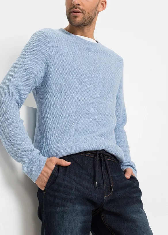 Lehké džíny bez zapínání a s pohodlným pasem, Regular Fit, Straight, bonprix