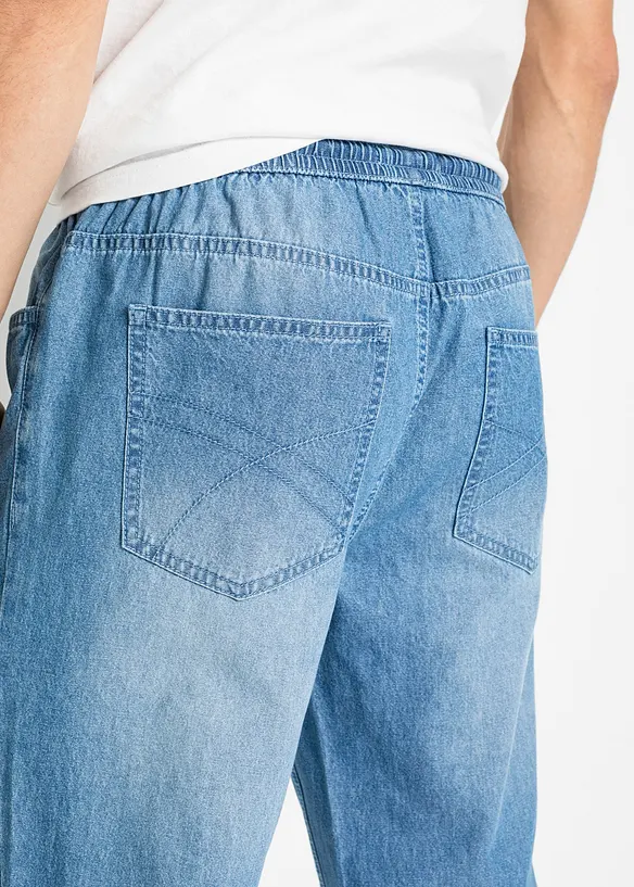 Džíny bez zapínání z letní džínoviny Classic Fit (2 ks v balení), bonprix