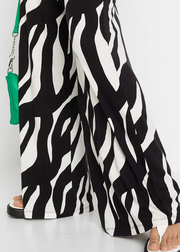 Žerzejové kalhoty z měkké viskózové směsi, bonprix