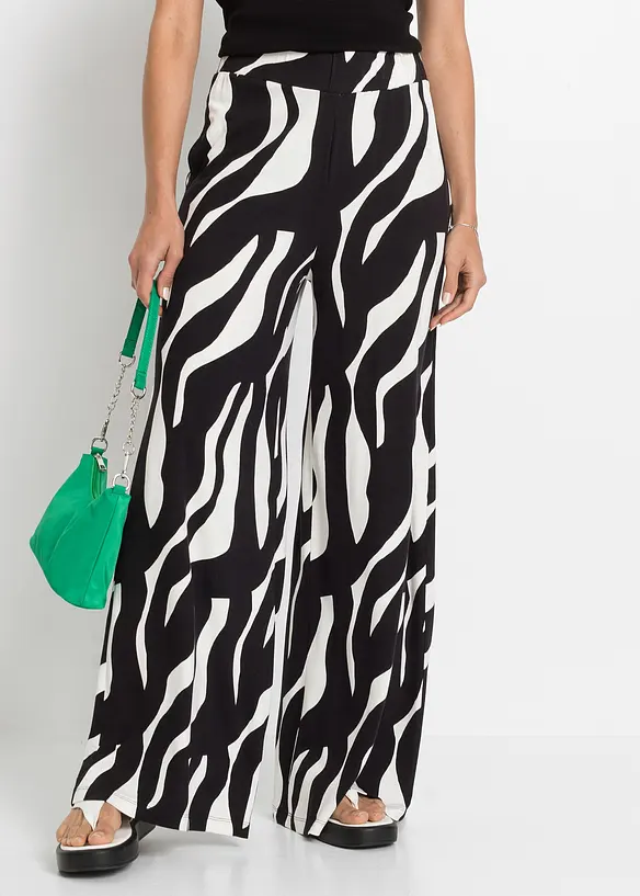 Žerzejové kalhoty z měkké viskózové směsi, bonprix