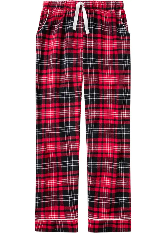Tkané pyžamové kalhoty z flanelu, bonprix