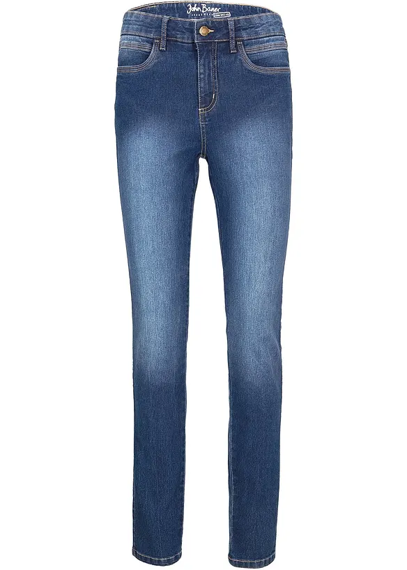 Skinny džíny Mid Waist, streč, bonprix