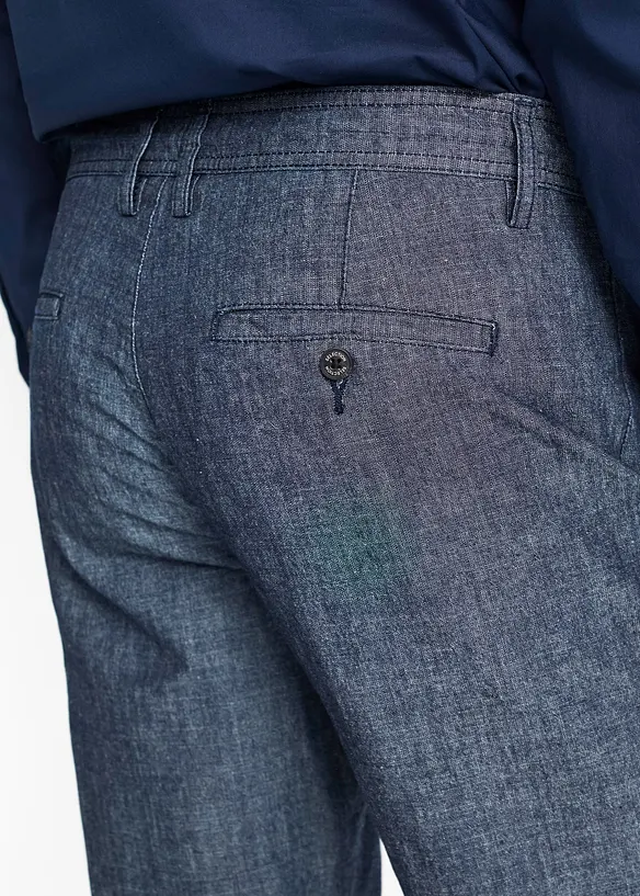 Chino kalhoty, Regular Fit, Straight, z kambriku, bonprix