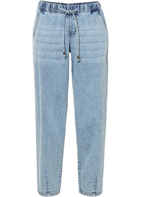 Džíny Barrel Mid Waist, pohodlný pas, bonprix