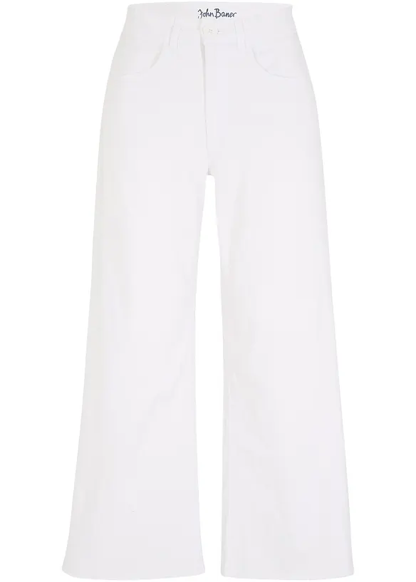7/8 džíny Wide Fit, bonprix