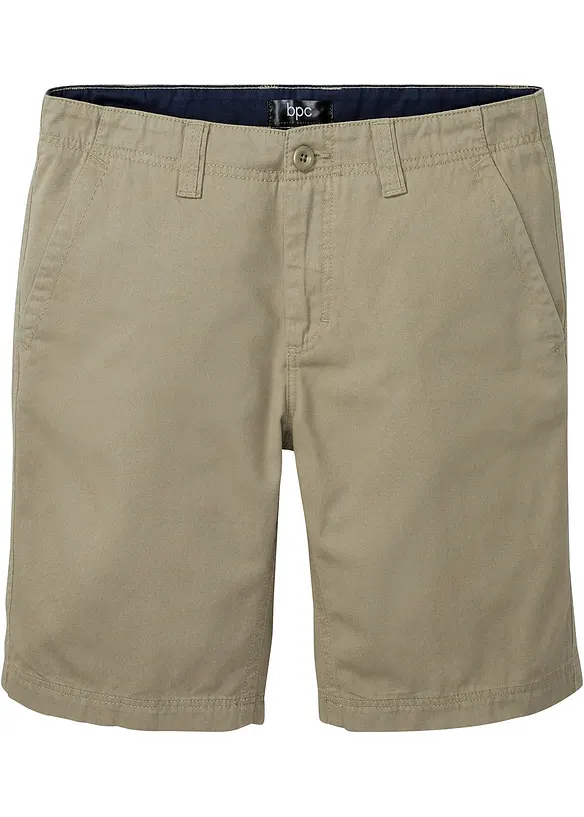 Chino bermudy z čisté bavlny, Regular Fit, bonprix