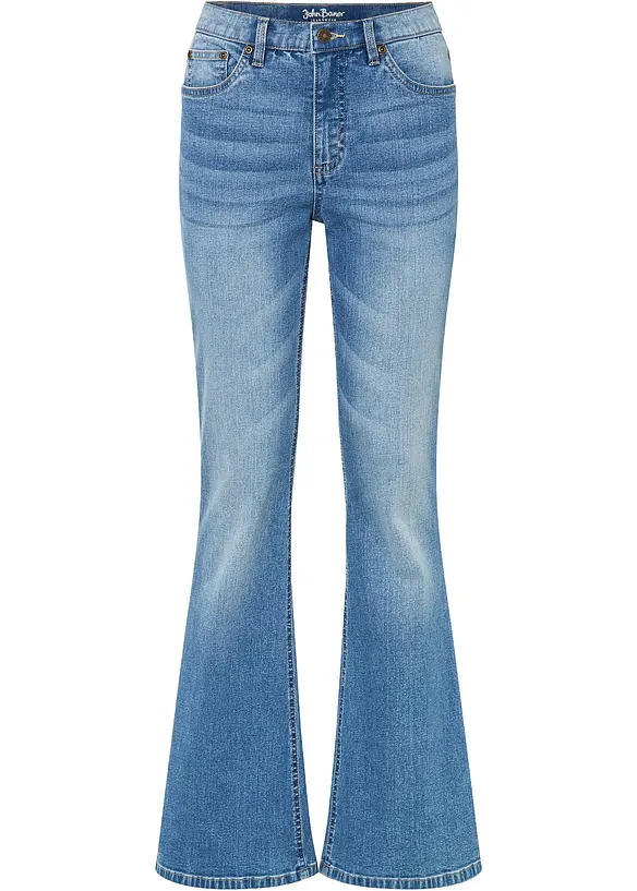 Flared džíny High Waist, bonprix