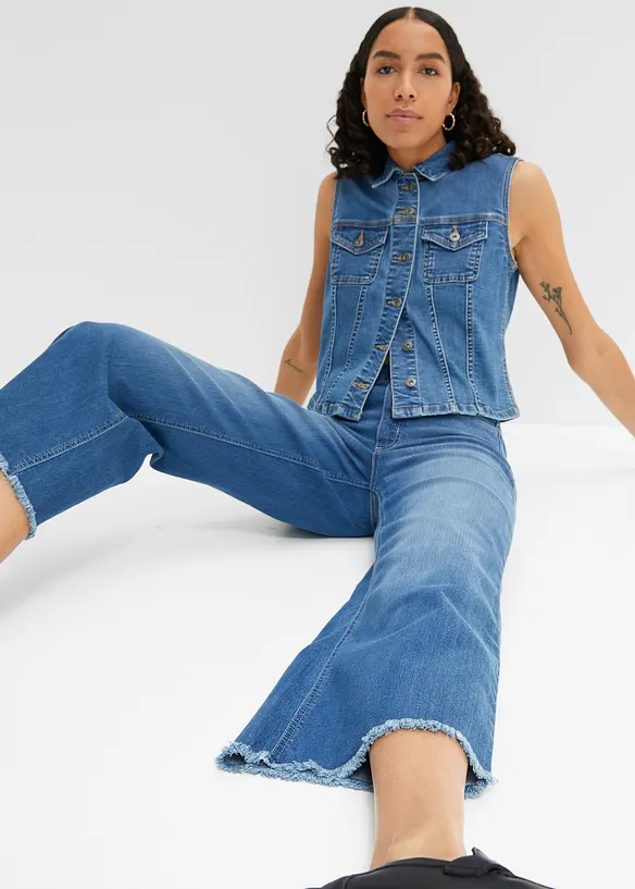 7/8 džíny Wide Fit, bonprix