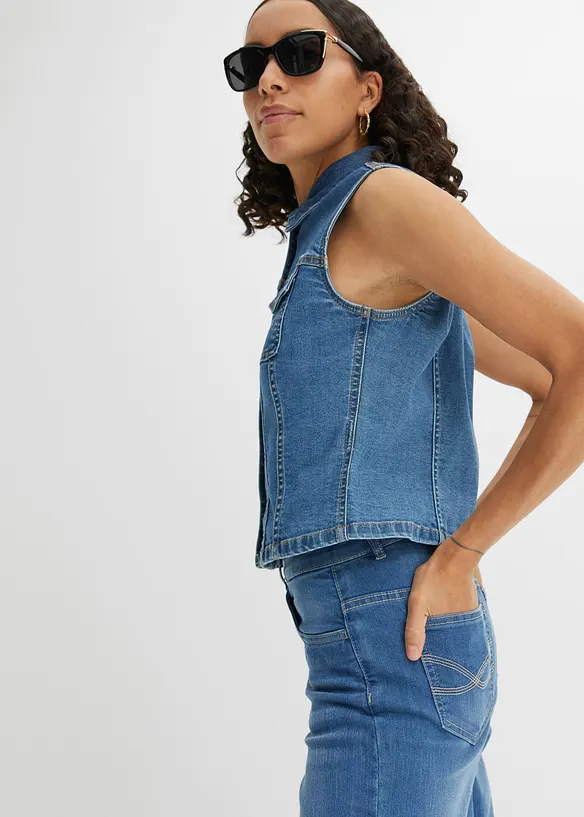7/8 džíny Wide Fit, bonprix