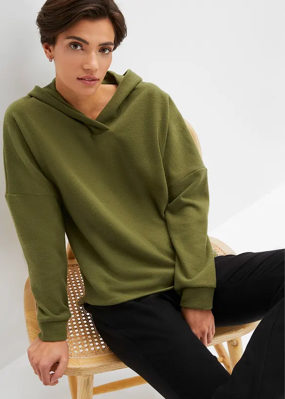 Mikina s kapucí, střih Regular Fit, bonprix
