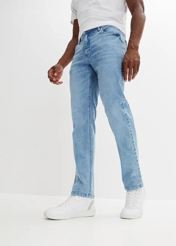 Strečové džíny s pohodlným střihem, Regular Fit, Straight, bonprix