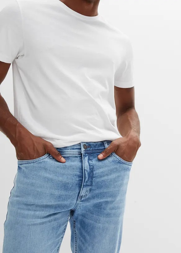Strečové džíny s pohodlným střihem, Regular Fit, Straight, bonprix