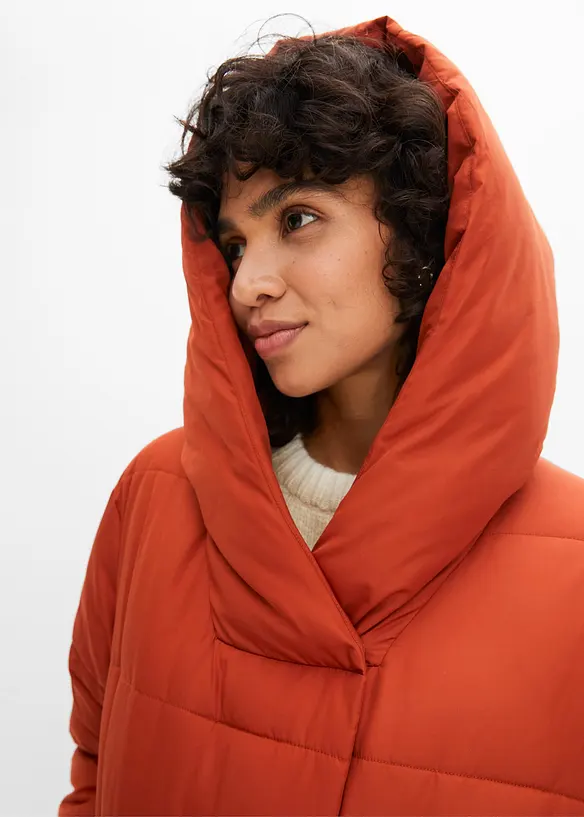 Prošívaný oversize kabát, bonprix