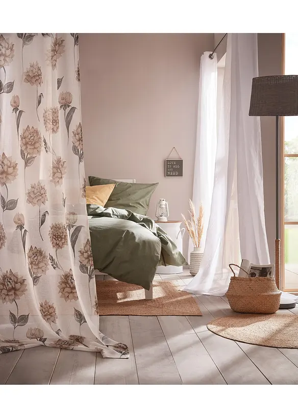 Povlečení z imitace lnu, bonprix