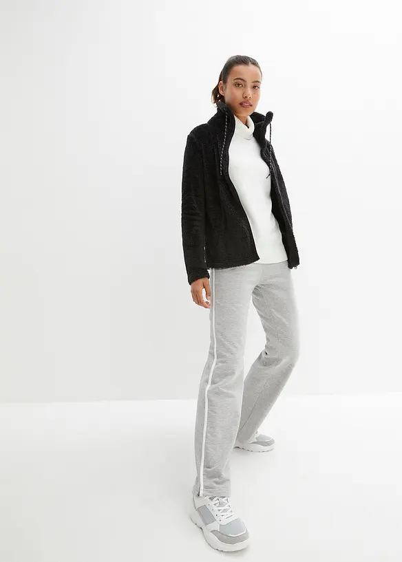 Bunda z medvídkového flísu, bonprix