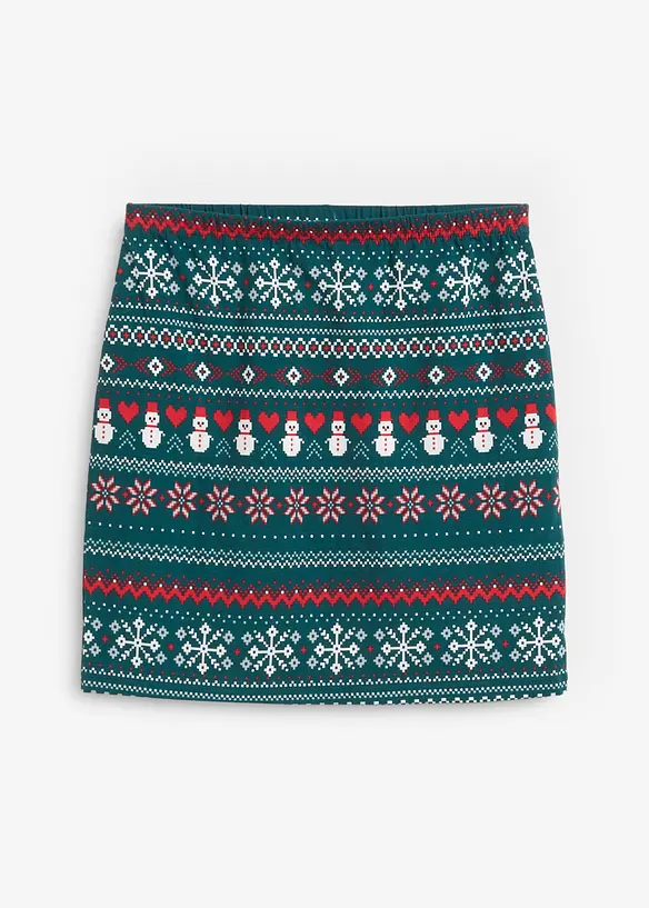 Minisukně s norským vzorem, ze směsi bavlny a elastanu, bonprix