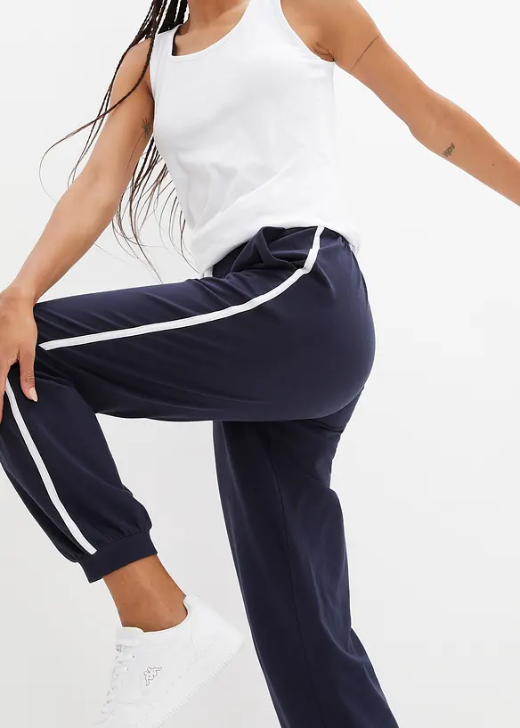 Joggingové kalhoty z bavlny, bonprix
