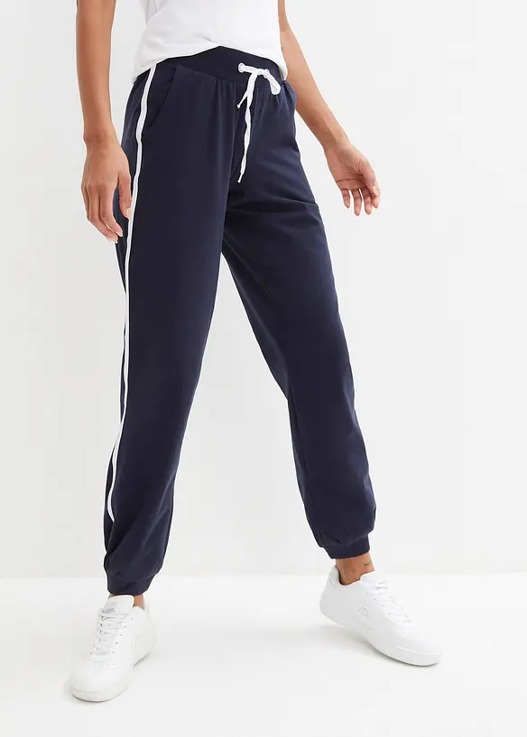 Joggingové kalhoty z bavlny, bonprix