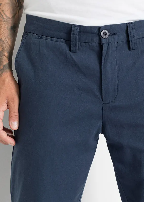 Chino kalhoty z čisté bavlny Regular Fit, Straight, bonprix