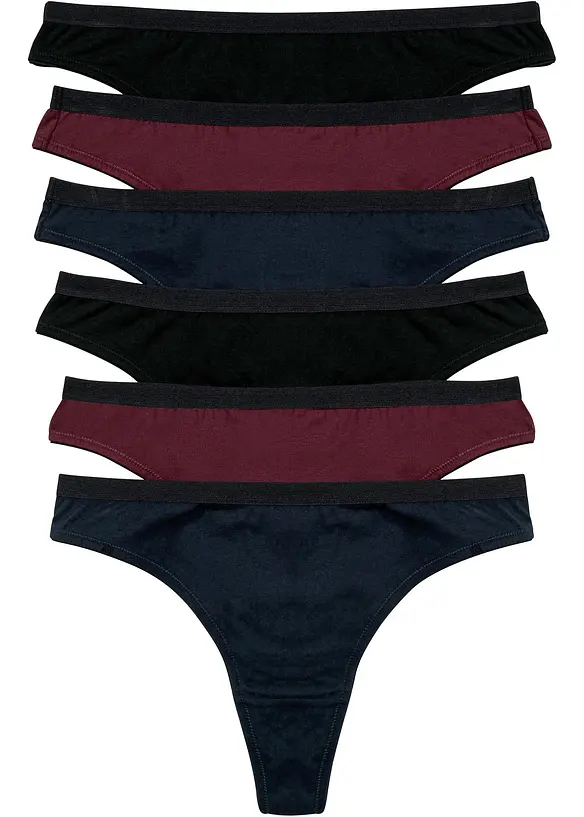 Kalhotky string (6 ks), bpc bonprix collection