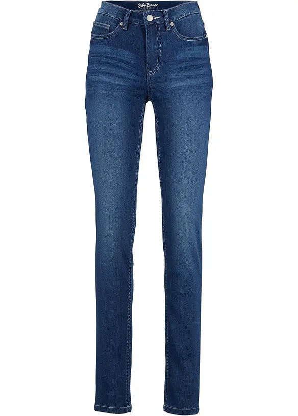 Strečové Slim džíny Mid Waist, bonprix