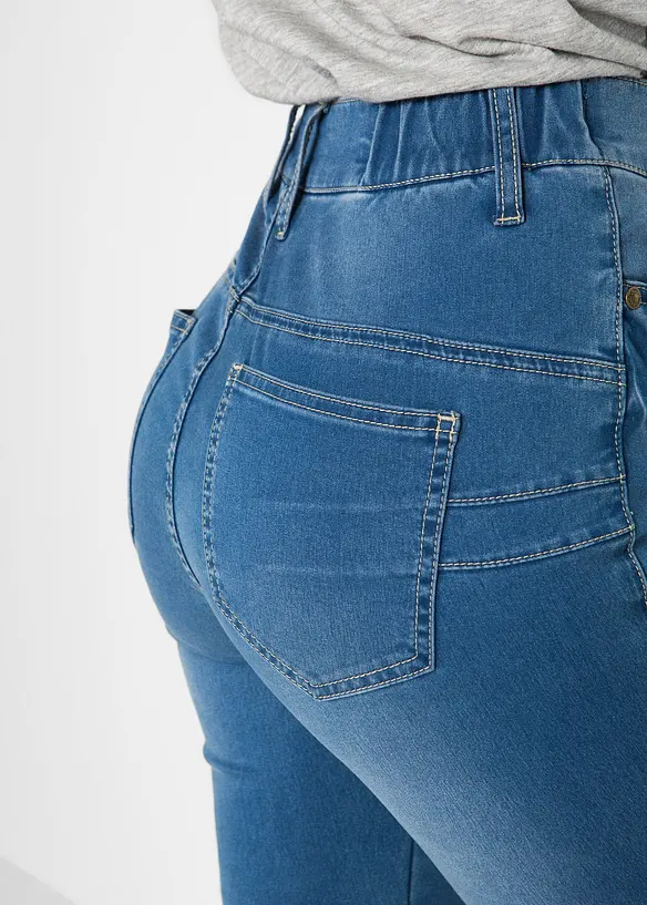 Super strečové džíny Slim Fit, High Waist, bonprix