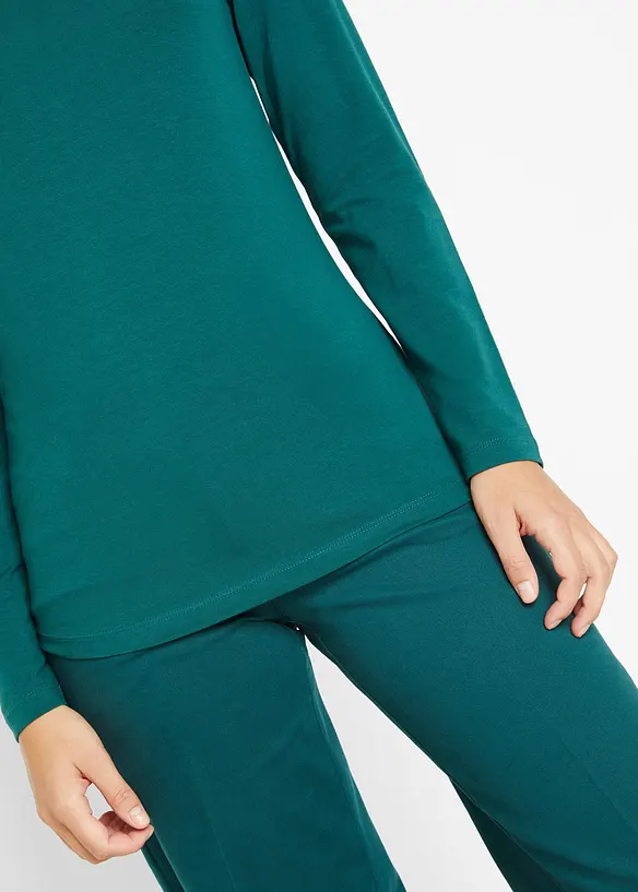 Přiléhavé triko s dlouhým rukávem, bonprix