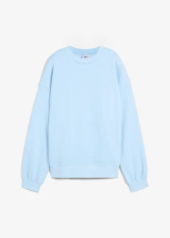Oversize mikina z čisté bavlny, bonprix