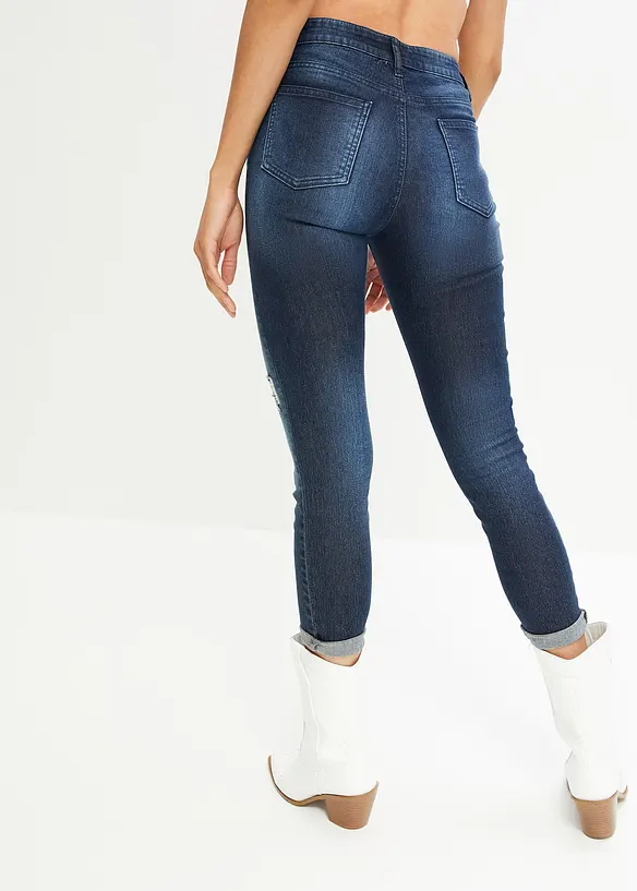 Strečové skinny džíny, Mid Waist, bonprix