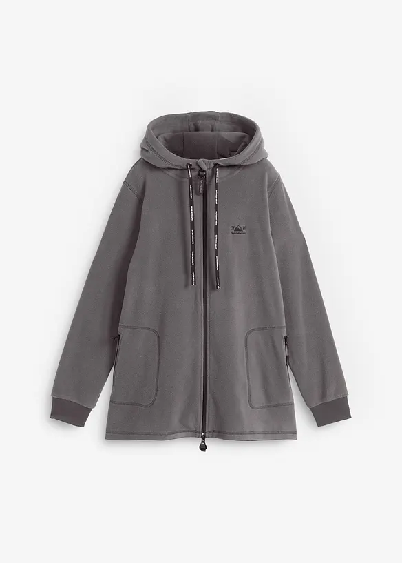 Flísová bunda s kapsami na zip, bonprix
