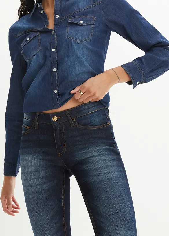 Strečové džíny Skinny, Mid Waist, bonprix