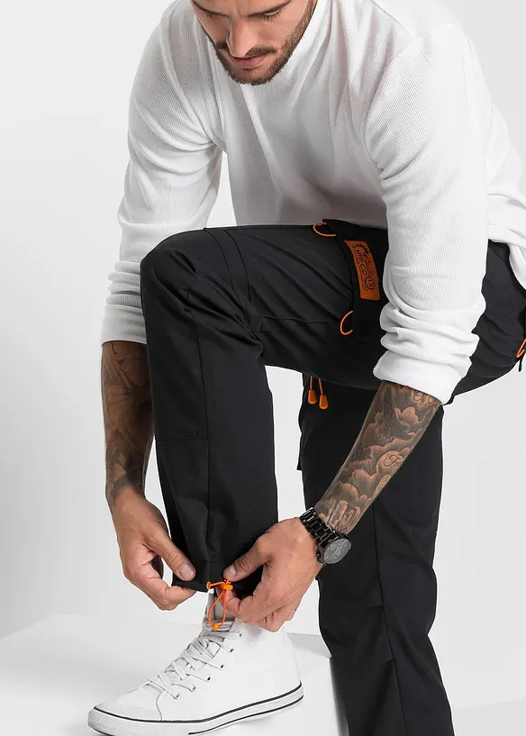 Kalhoty Loose Fit bez zapínání, Straight, bonprix