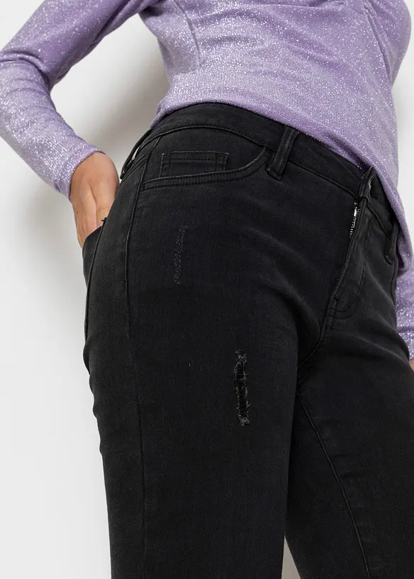 Strečové Skinny džíny, Mid Waist, bonprix