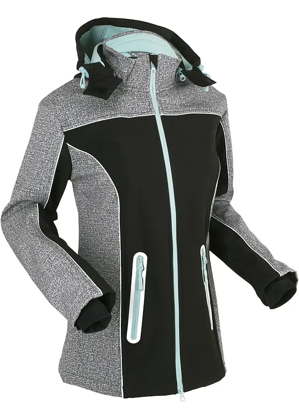 Softshellová bunda s reflexními detaily, bonprix