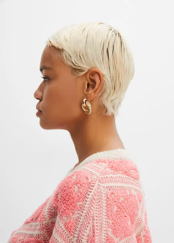 Pletený boxy svetr, bonprix