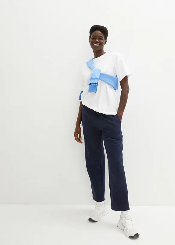 Oversize tričko z těžšího materiálu, z čisté organické bavlny, bonprix